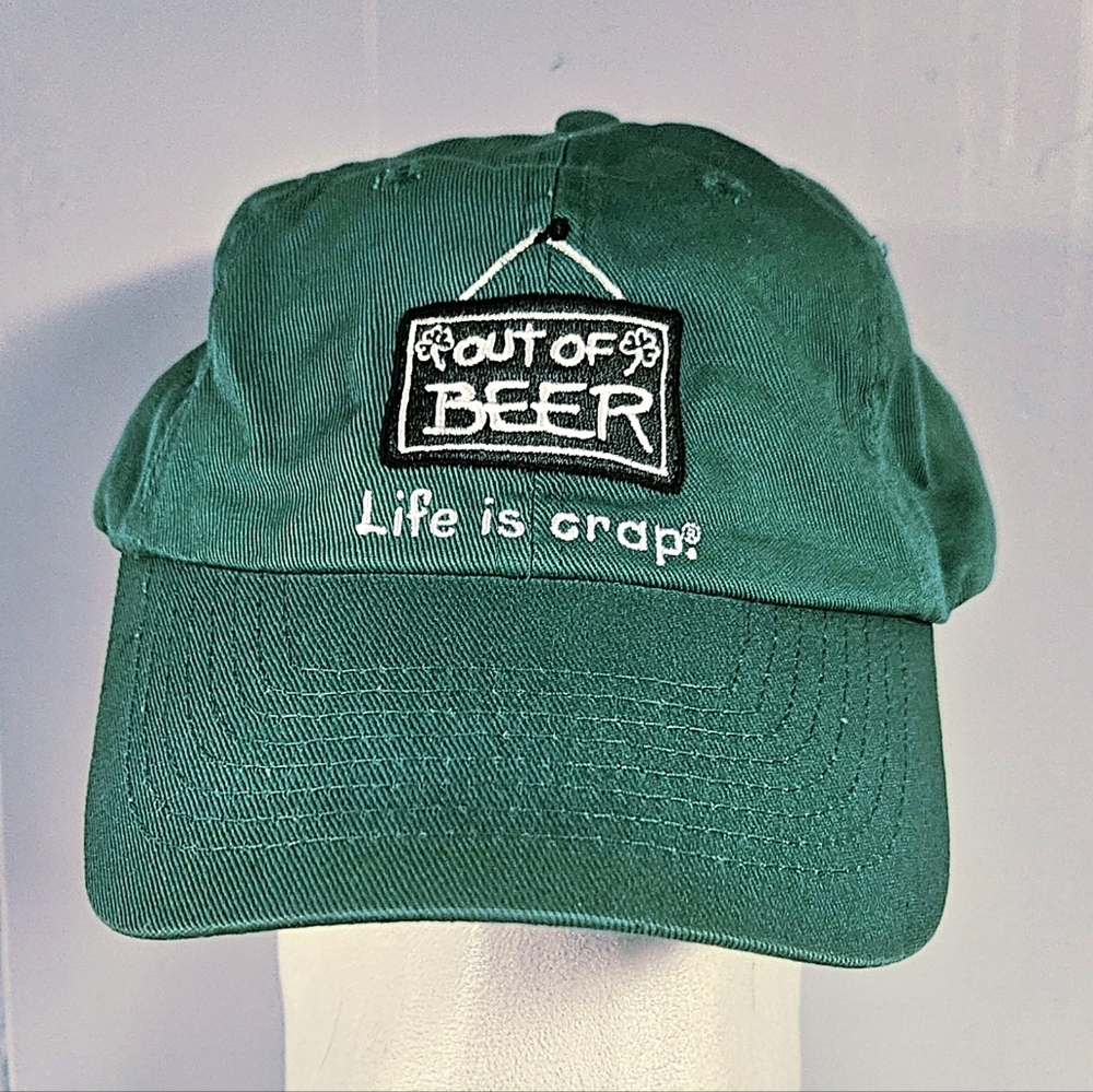 Life Is Crap Out Of Beer Ball Hat